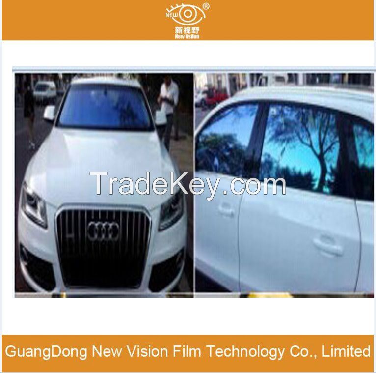 New arrival 75%-80% chameleon car tint film Blue to Green Best price high definition Green color chameleon tint film