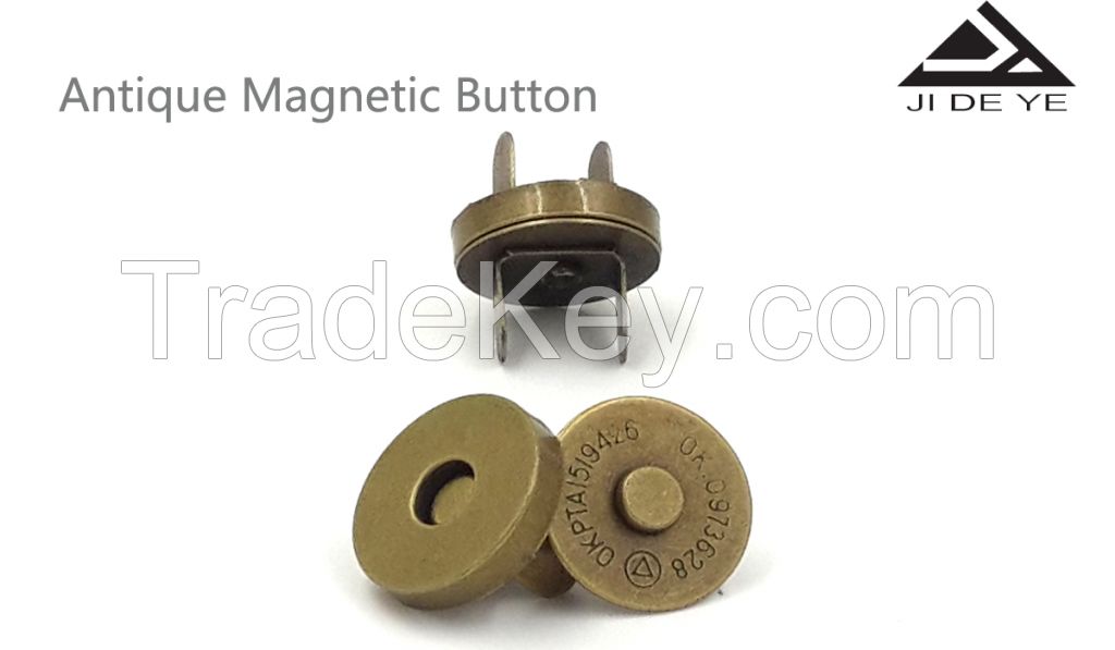 antiqueFactory price brass magnetic button