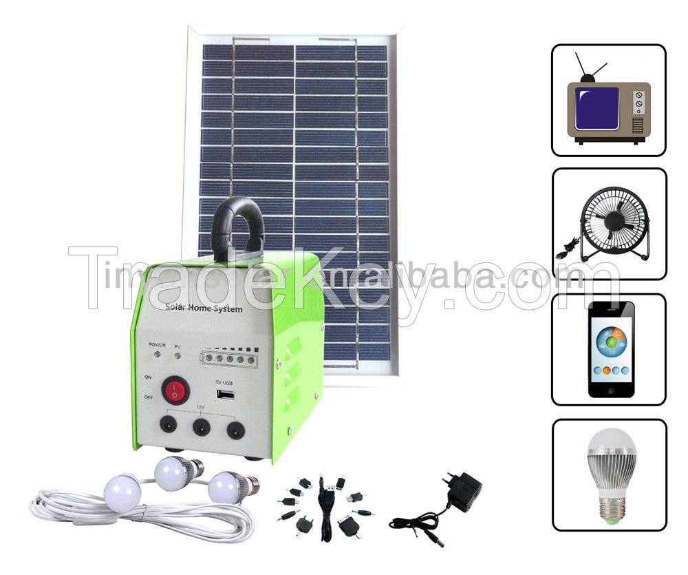 2015 Hot Sell 6W Mini Home Solar Lighting System;Solar Energy System