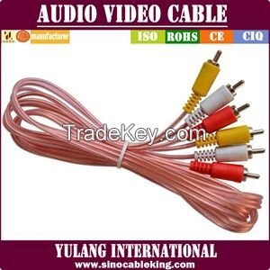 3RCA TO 3RCA PURE COPPER CABLE HOT-SALE