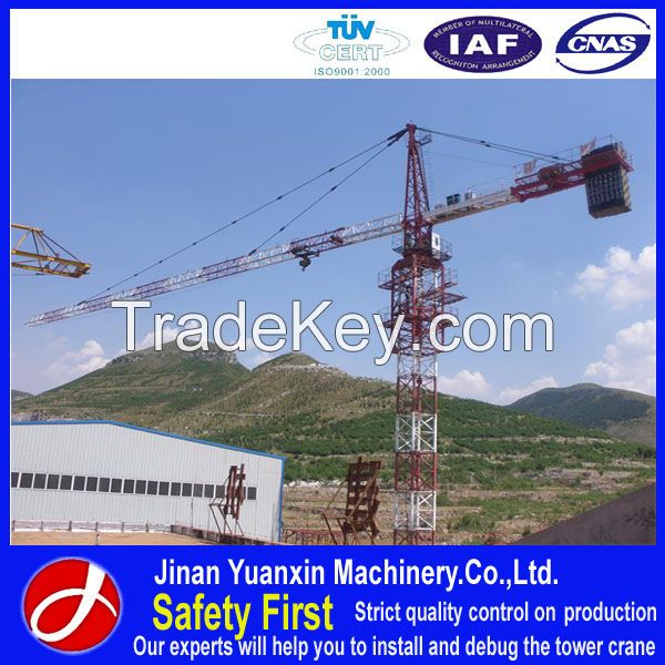 low price &amp;Oversea Service YX50-5008B Single-gyration tower crane