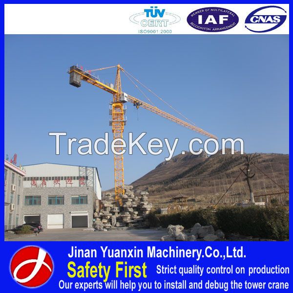 Factory supply cheap YX63-5010 types of tower crane hot sale in Indon