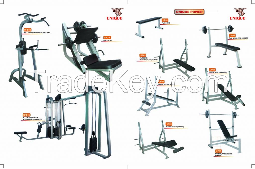 GYM AND FITNESS EQUIPMENTS