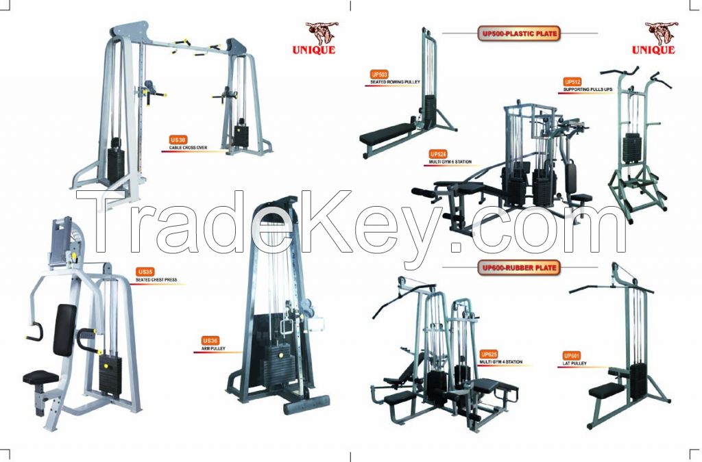 GYM AND FITNESS EQUIPMENTS