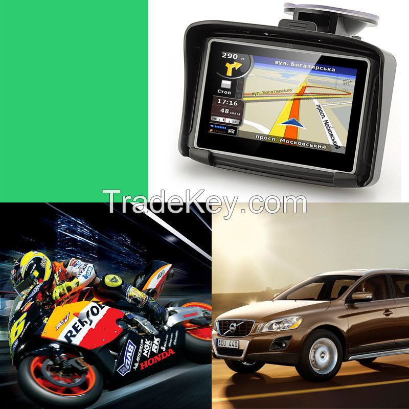 IPX7 Waterproof touch screen from China factory motorcycle gps