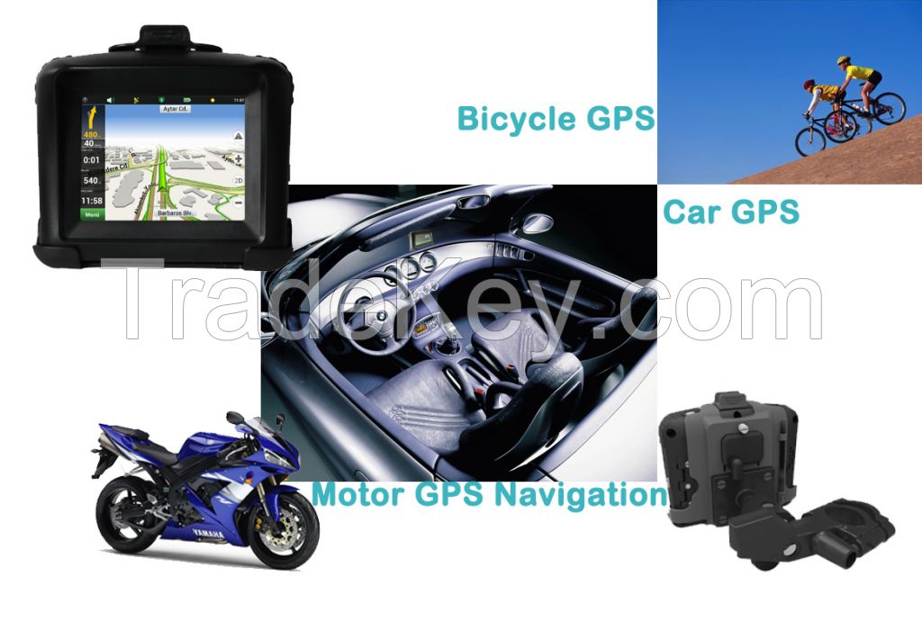 3.5inch made in China with touch screen good quality car mtorcycle gps