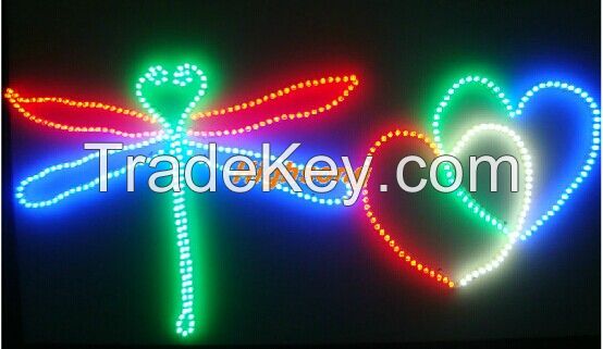 Silicone Great Wall LED Strip Light 12v 96leds/m For Decoration