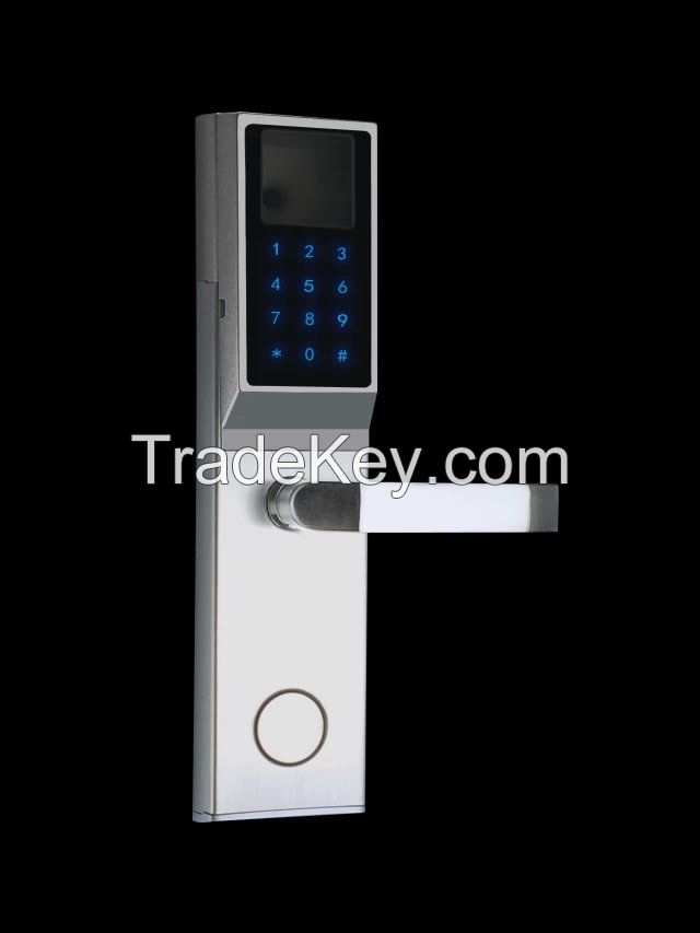 QR code and password hotel door lock