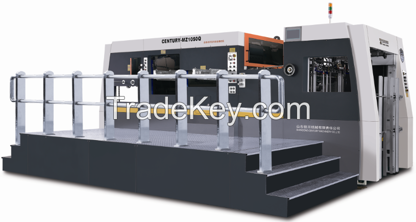 Automatic Die Cutting and Creasing Machine with Top Feeder and Stripping Station MZ 1050Q