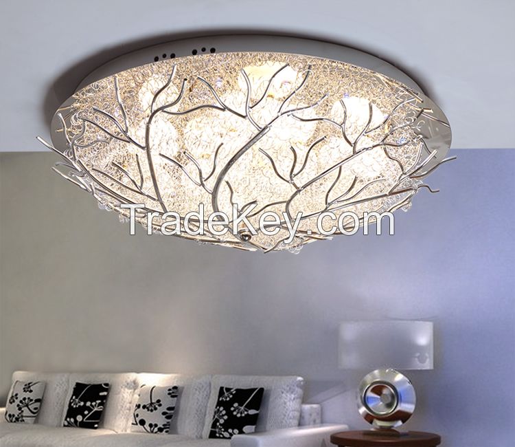 LED Modern Residential  Aluminum Silver Color Ceiling light 