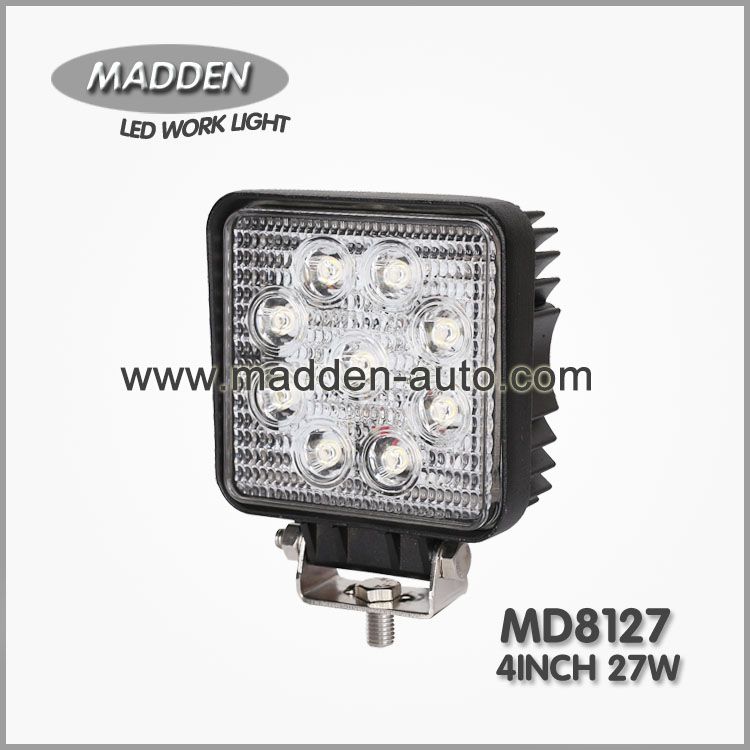 4 Inch 27W Square LED Work Light