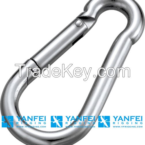 Stainless Steel Spring Snap Hook for Chain Rigging