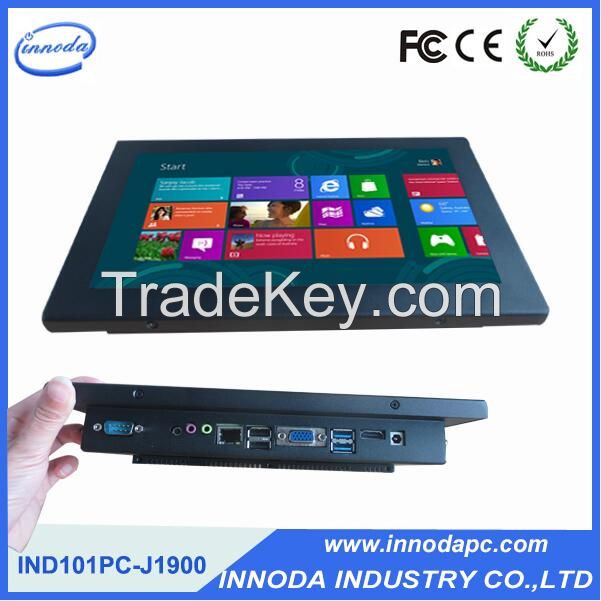 10.1-Inch Fanless 4-wires Touchscreen Industrial Computer