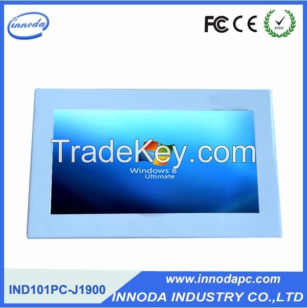 10.1-Inch Fanless LCD LED Touch PC Rugged Computer With White Color