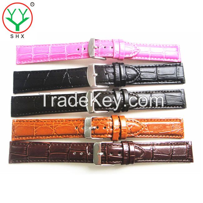 wholesales custom logo high quality leather watch band