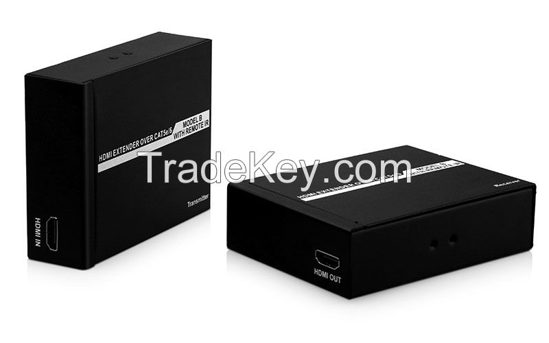 HDMI 50m Single Cat5e/6 Extender with IR 