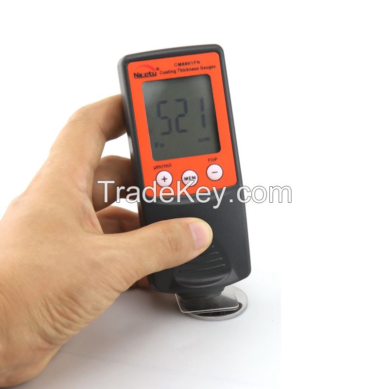 Fe/NFe 2 in One Build in Probe Coating Thickness Gauge CM8801FN