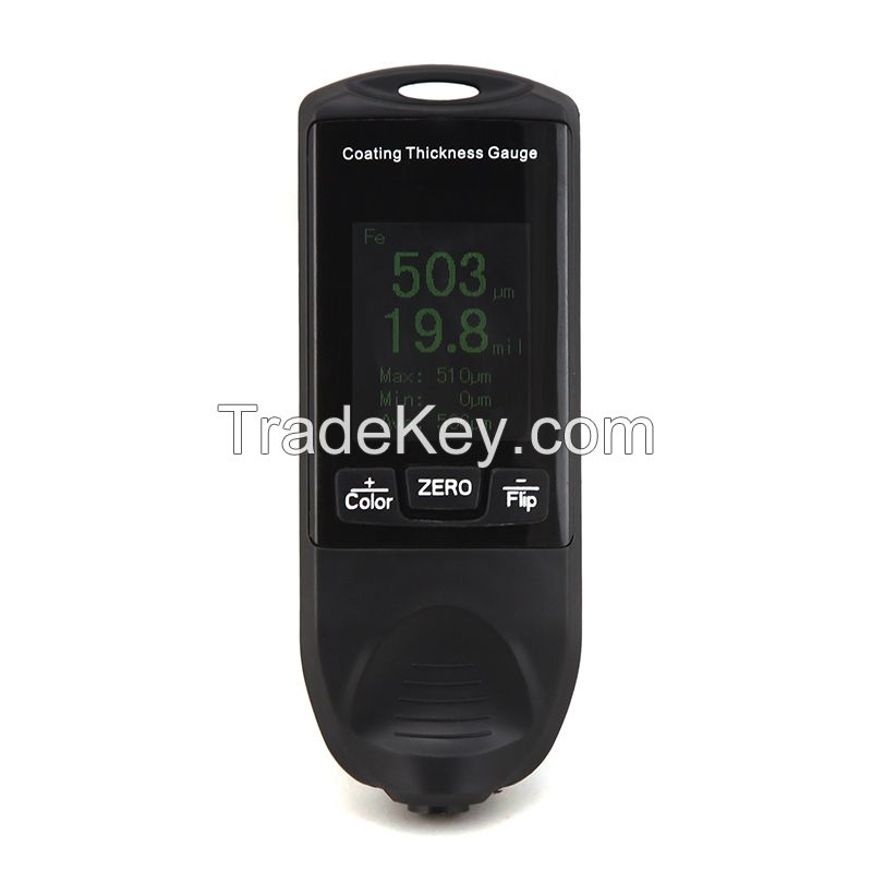 Portable paint thickness meter for industry