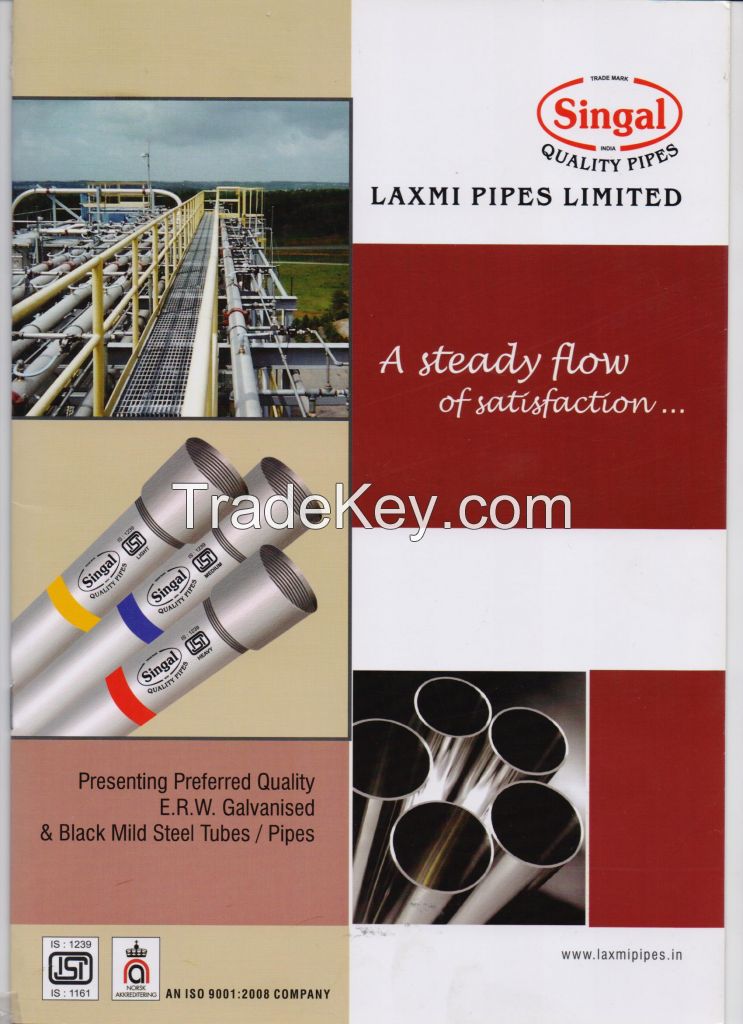 galvanized pipes and steel pipes