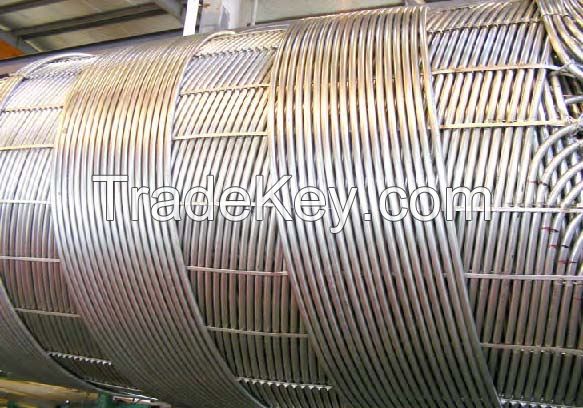 Spiral-tube (coilwound) heat ex-changer