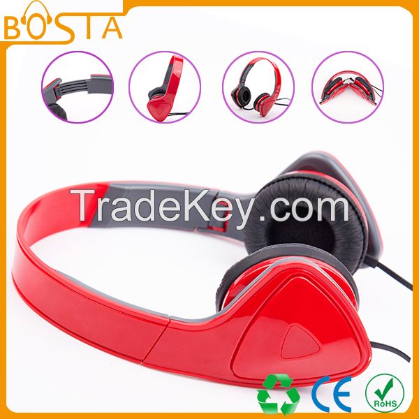 Triangle shape hot sale Christmas headphone/ headset