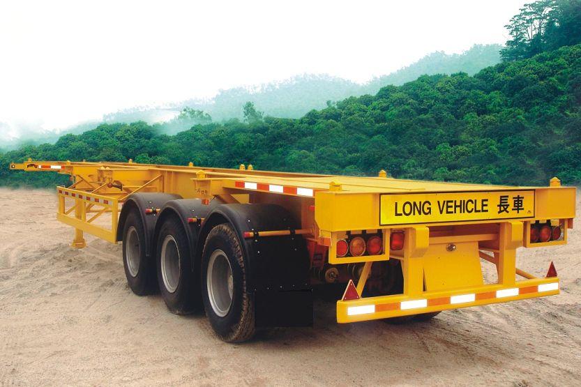 40ft skeletal container semi trailer