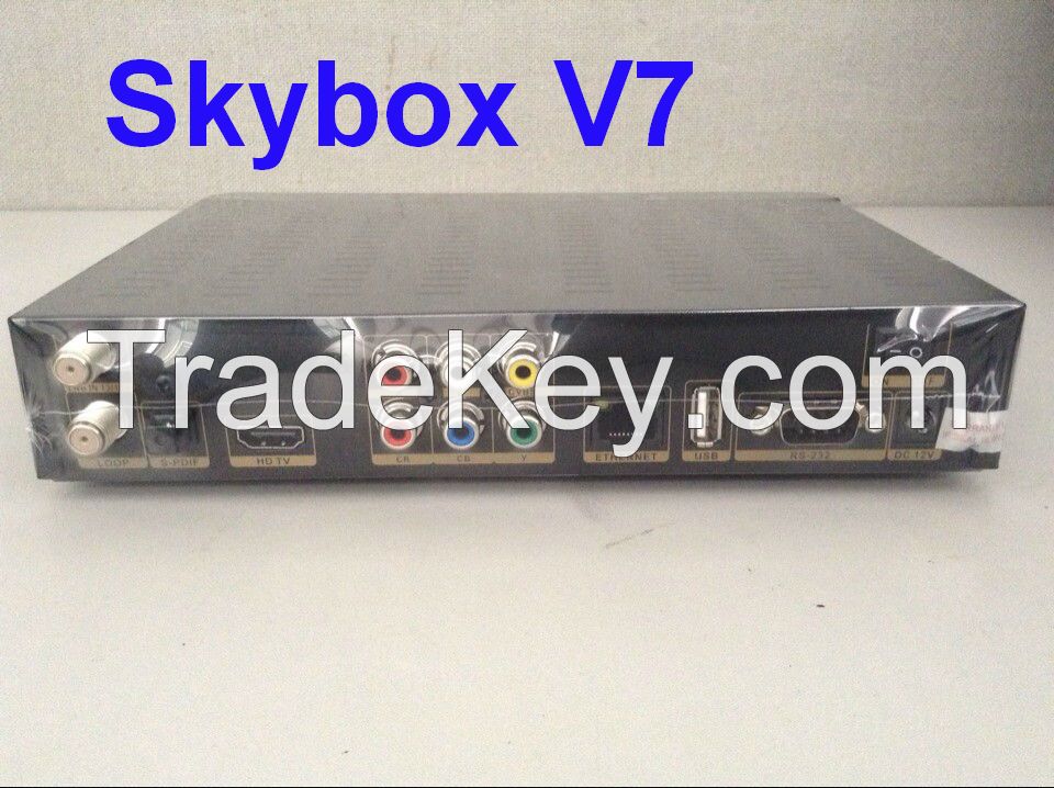 SKYBOX V7 Satellite Receiver VFD Support 2xUSB WEB TV