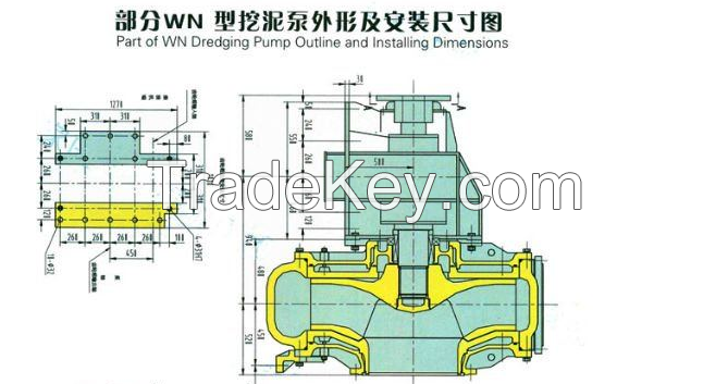 horizontal centrifugal heavy slurry pump