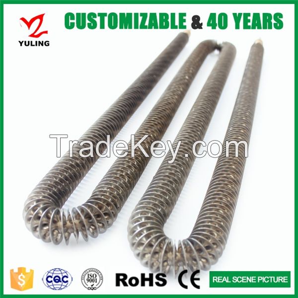 440v stainless steel finned tubular heating element for industrial heater