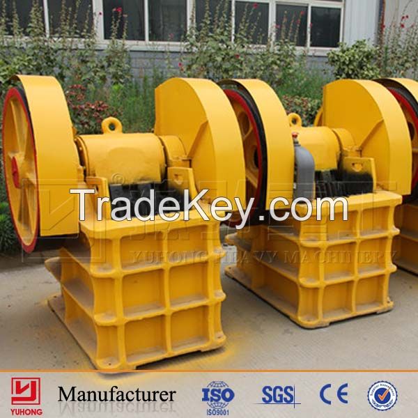 ISO, CE Approved Yuhong pe250x400 jaw crusher