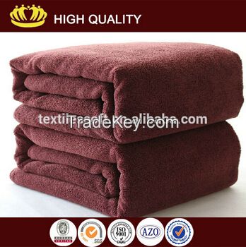 wholesale high quality heavy dark color super absorbent microfiber bath towel