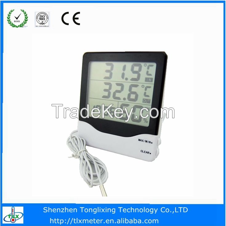 Best selling in outdoor thermometer hygrometer clock