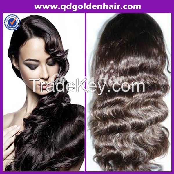 Golden Hair High Quality Virgin Remy Full Lace Brazilian Human Hair Wig