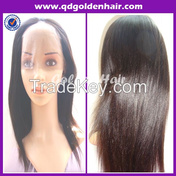 5A High Quality Virgin Remy 100 Percent Human Hair Wigs For Sale