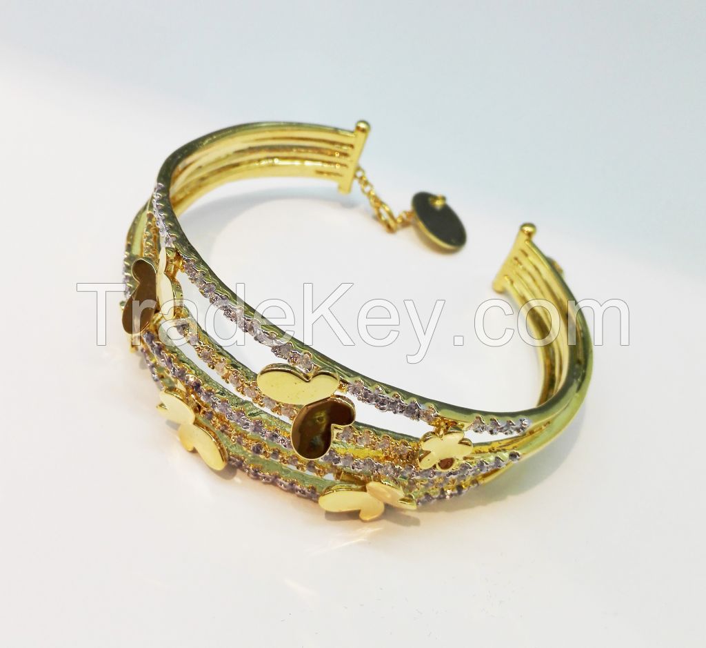 YSZ Hottest 925 Sterling Silver/Brass Bracelet/Bangle customized color