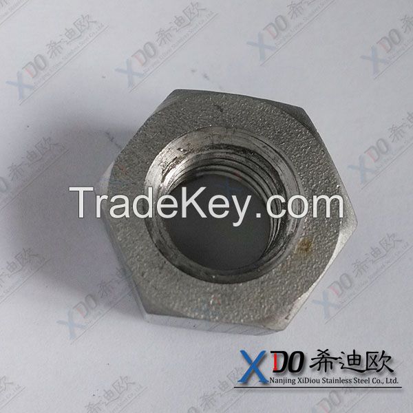 2507 Chinese manufacturer stainless steel hex nut M10-M36 in stock