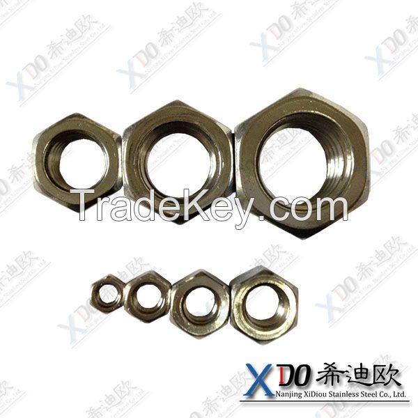 2507 Chinese manufacturer stainless steel hex nut M10-M36 in stock