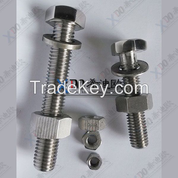 duplex steel 2507 high quality fasteners stainless steel hex bolt with nut