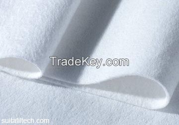 Micron rated needle felt filter cloth