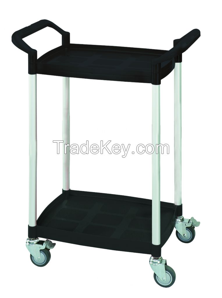 HS-450E Mini Size 2 Tiers Service Cart Trolley For Home/Office Use