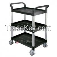 Hs-808a Heavy Duty 3 Tiers Utility Cart Trolley