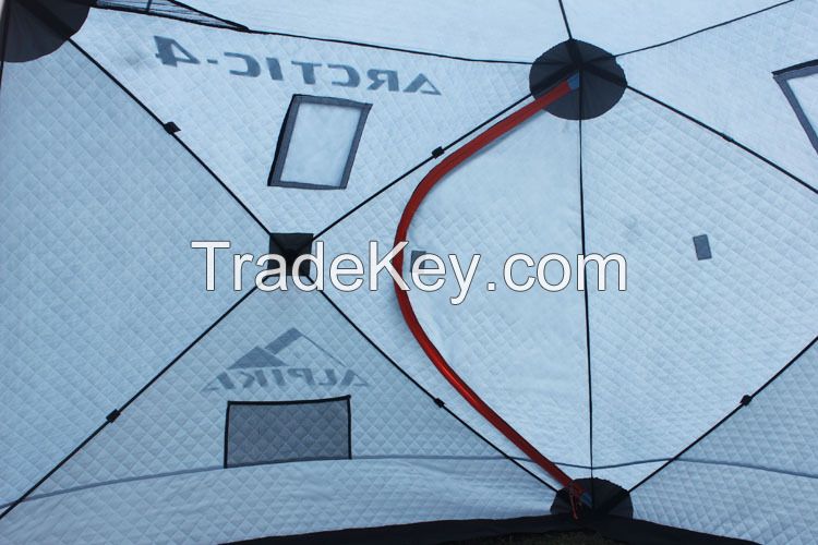 warm winter fishing tent