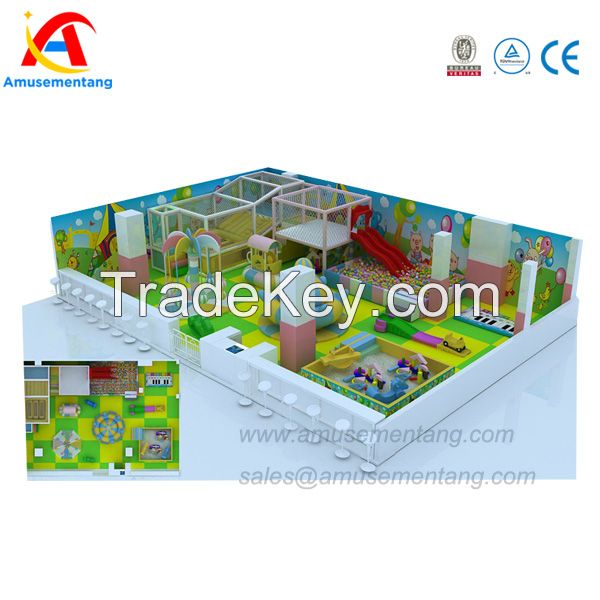 AT07226 amusementang safe coin kiddie playground indoor castle for shopping mall