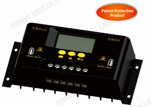 LCD Solar Controller, PWM, DC/USB, 60V/72V/96V, 50A/60A/100A/120A, CE/ROHS