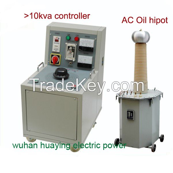 AC AC/DC oil hipot tester