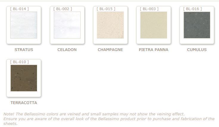 Hanex - Acrylic Solid Surfaces - BELLASIMO