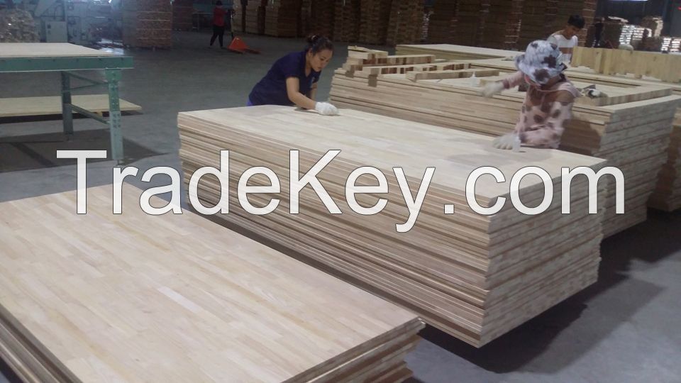 RUBBER WOOD FINGER JOINT LAMINATED BOARD