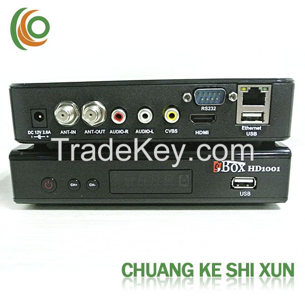 New Products Gbox 1001 Dvb S Dvb T2 With Patch Dvb C Gbox 1001 Cable Tv Receiver For Indonesia By Chuang Ke Shi Xun China