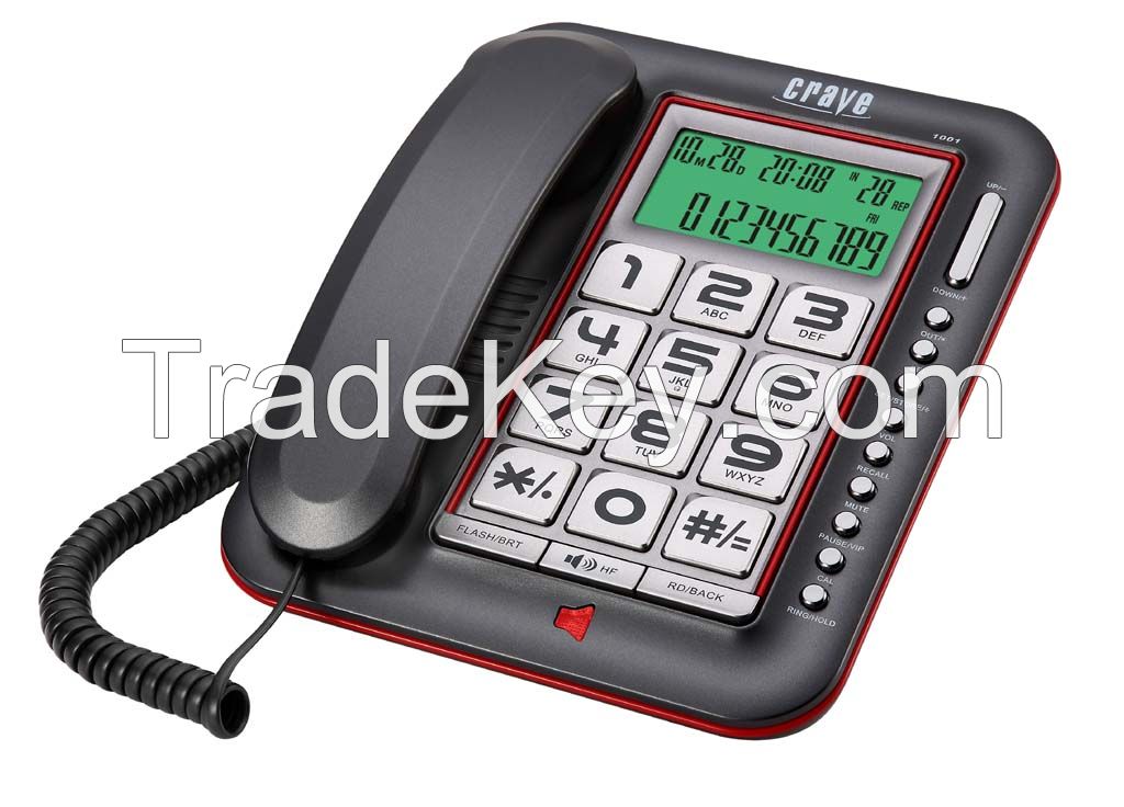 Regualr Caller Id ,big Button Corded Telephone 