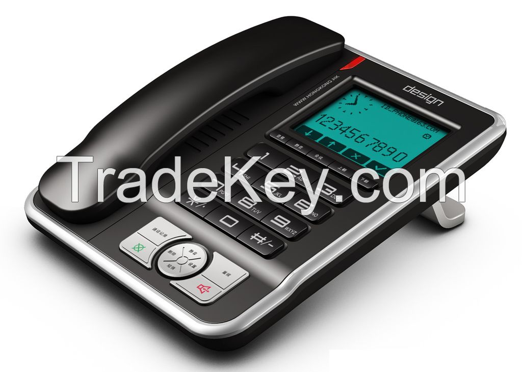 Big button phone, 4 one-touch and 10 two-touch memories function telephone